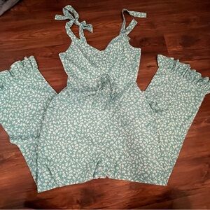 SHEIN floral jumpsuit